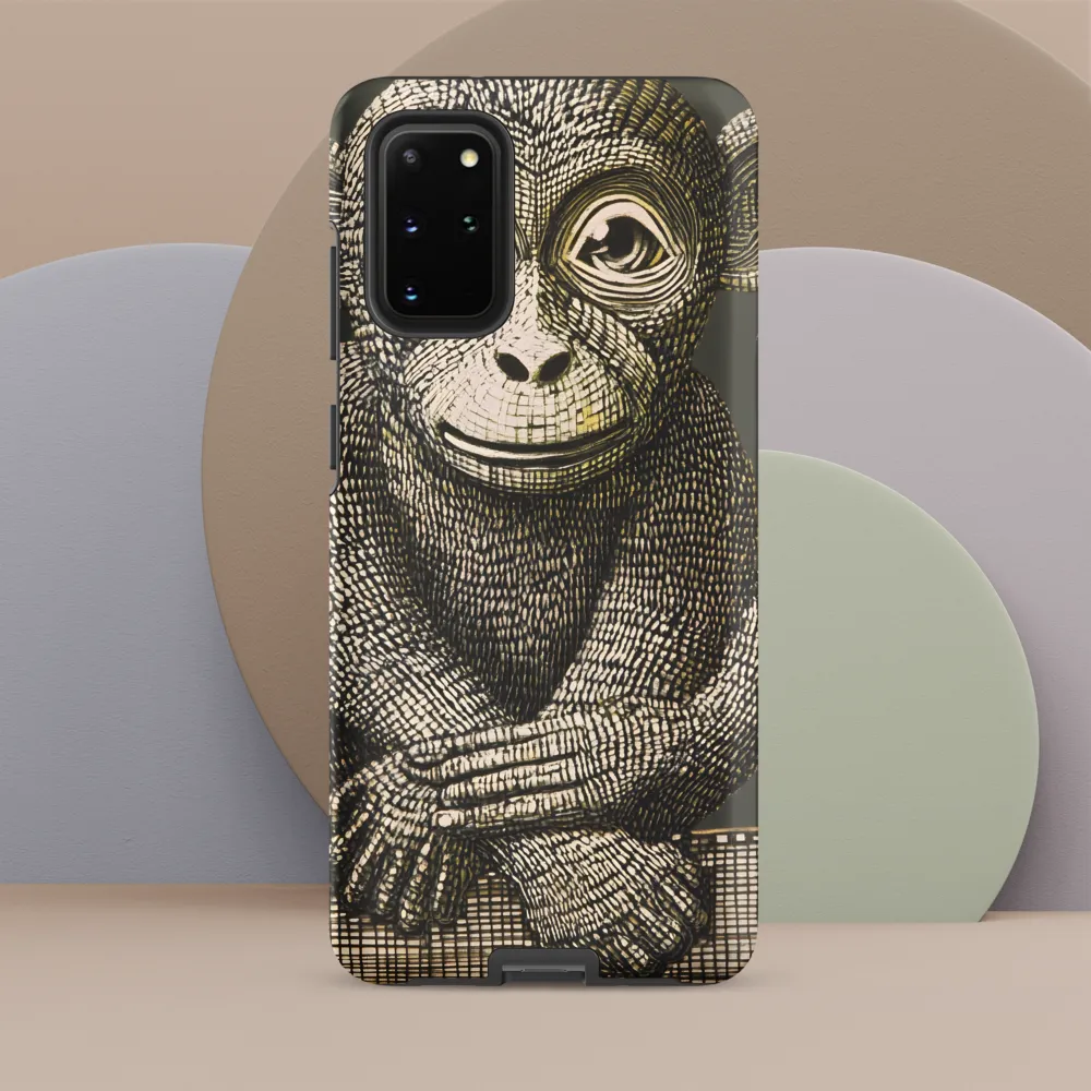 Intricate Primate Portrait