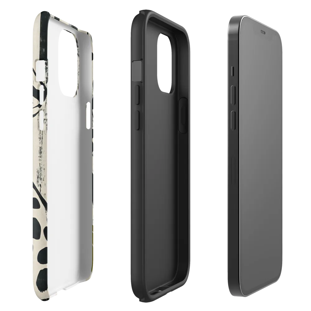 Leopard in Silhouette: A Modern Appeal | Phone Case |  12 Pro Max | Tough Case | Matte