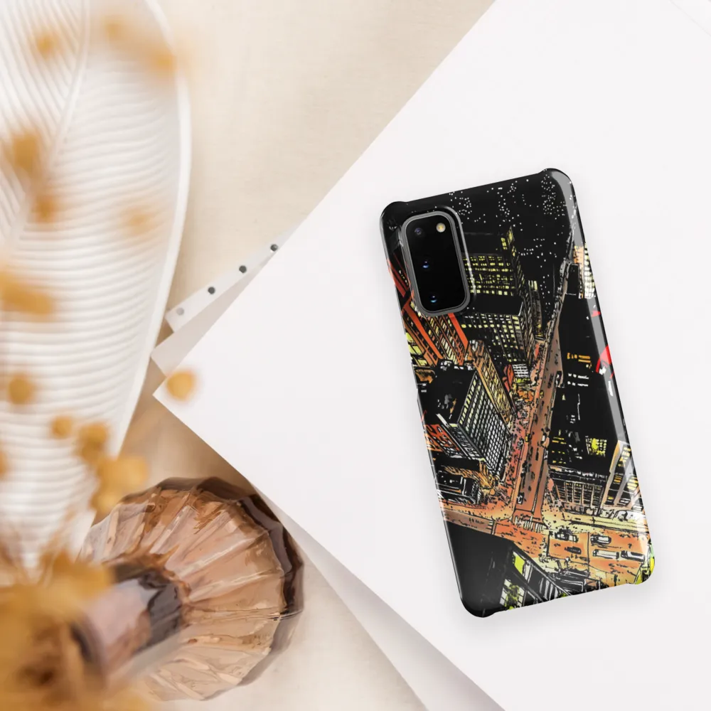 Urban Nightscape: A Bird's-eye View