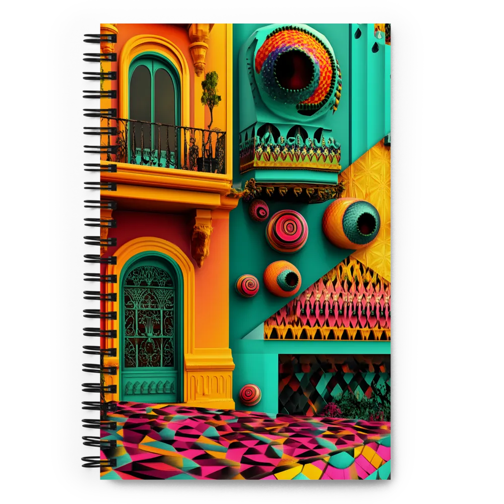 Architectural Dreams in Color | Spiral Notebook