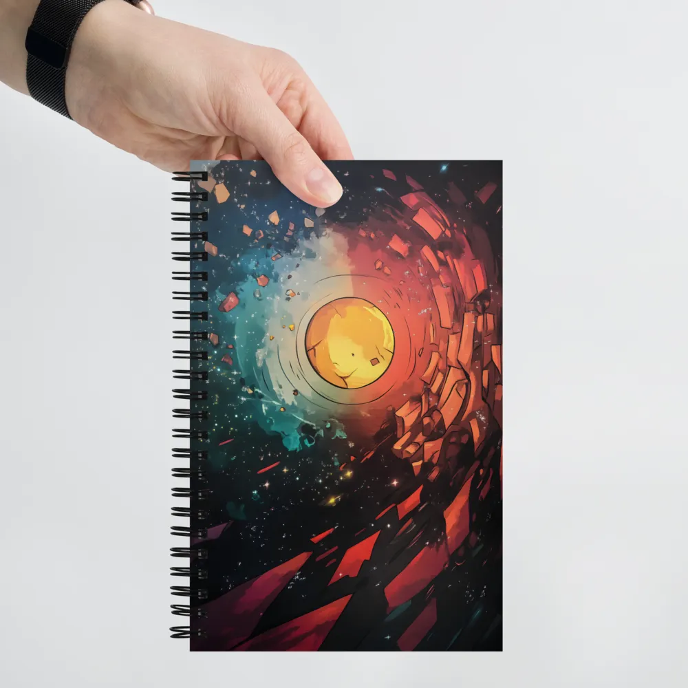 Vortex of the Cosmos | Spiral Notebook