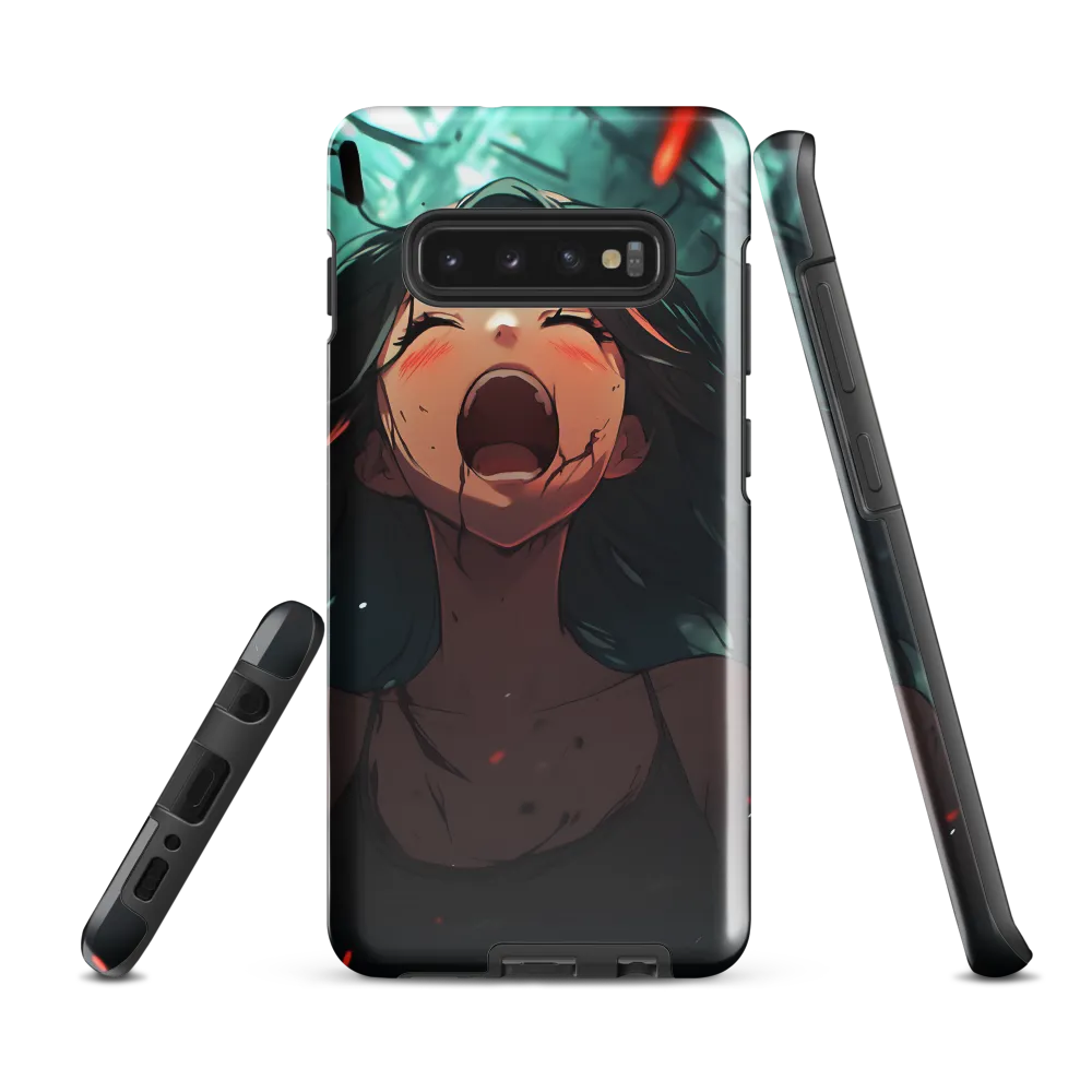 Scream of Pain | Phone Case |  S10 Plus | Tough Case | Glossy