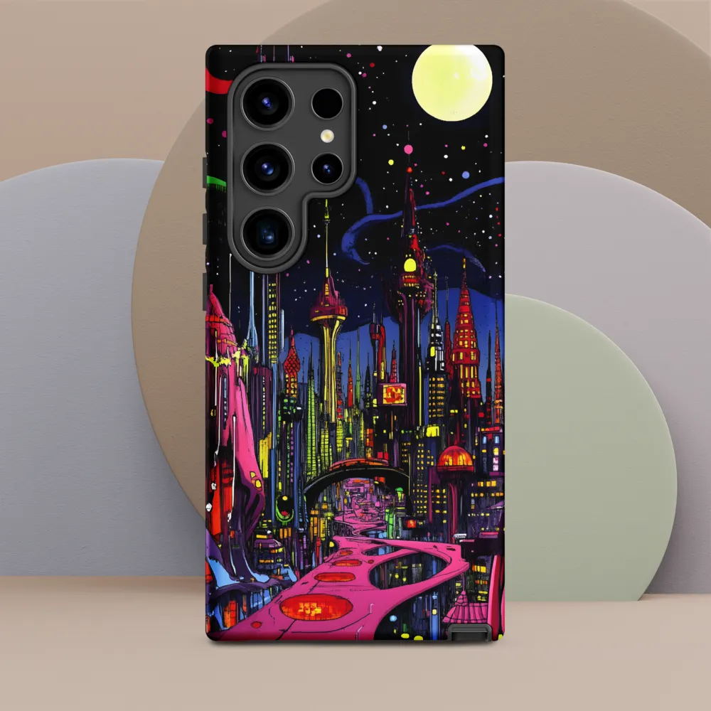 Neon Dreams of a Futuristic City