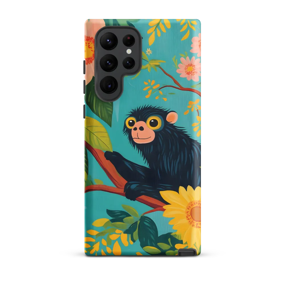 Joyful Encounter in a Floral Paradise