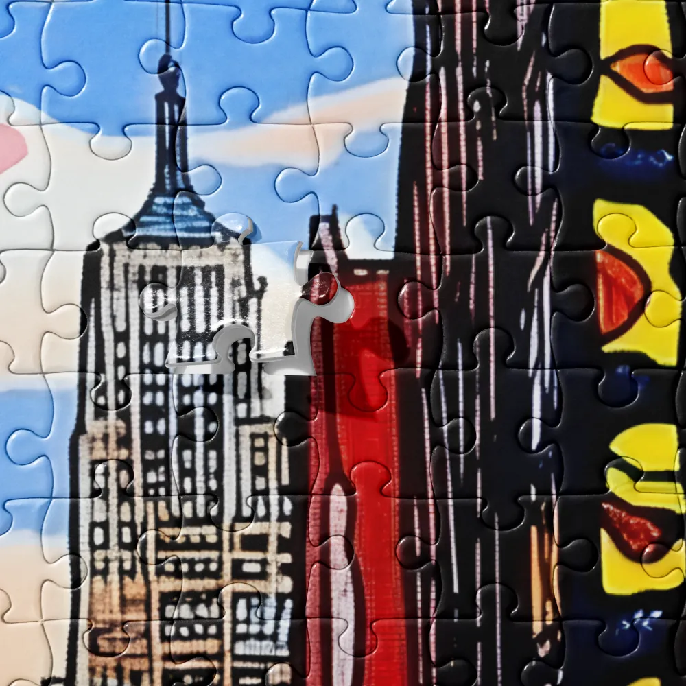 Reflections of a Vibrant City | Jigsaw Puzzle | 520 pieces