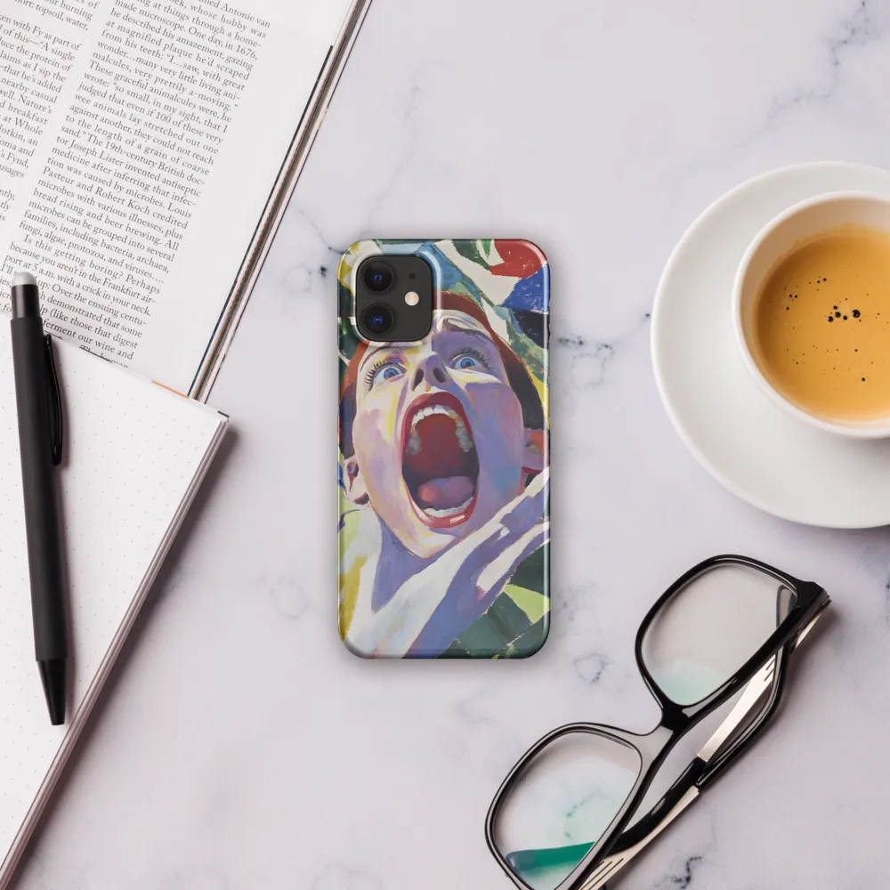 The Cry of Anguish | Phone Case |  12 Mini | Snap Case | Glossy