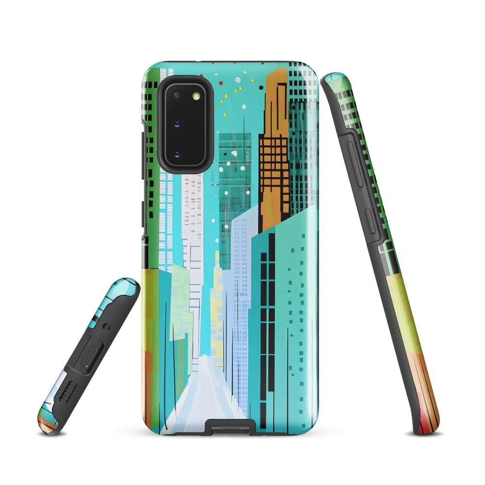 Urban Symphony in Turquoise