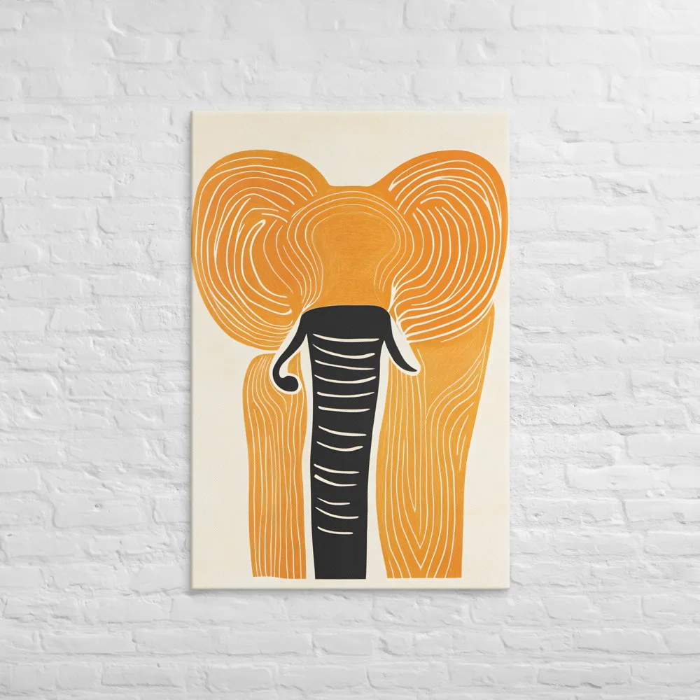 Elegance of the Elephant | Canvas | 32″×48″