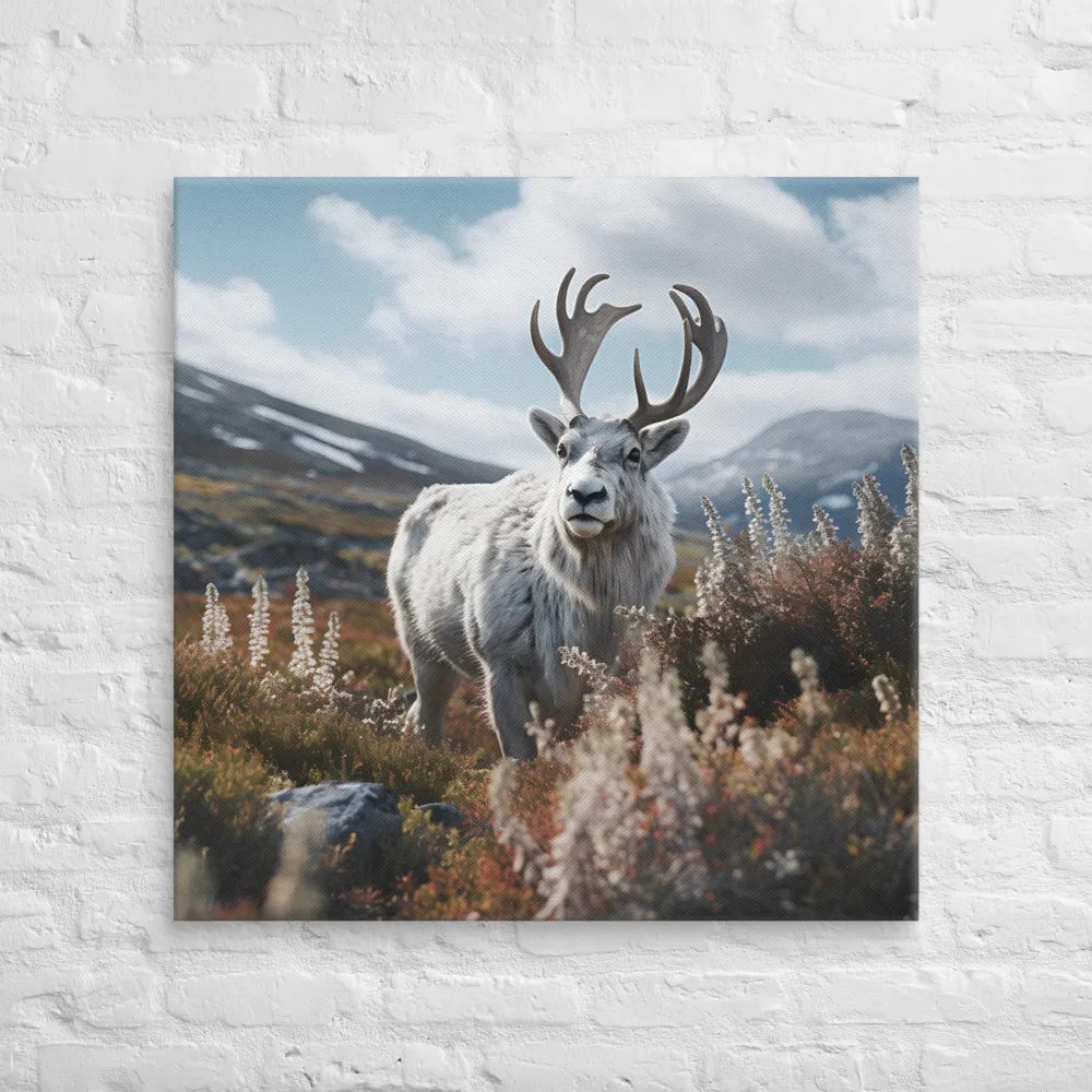 Majestic Harmony: The Reindeer in Nature | Canvas | 32″×32″