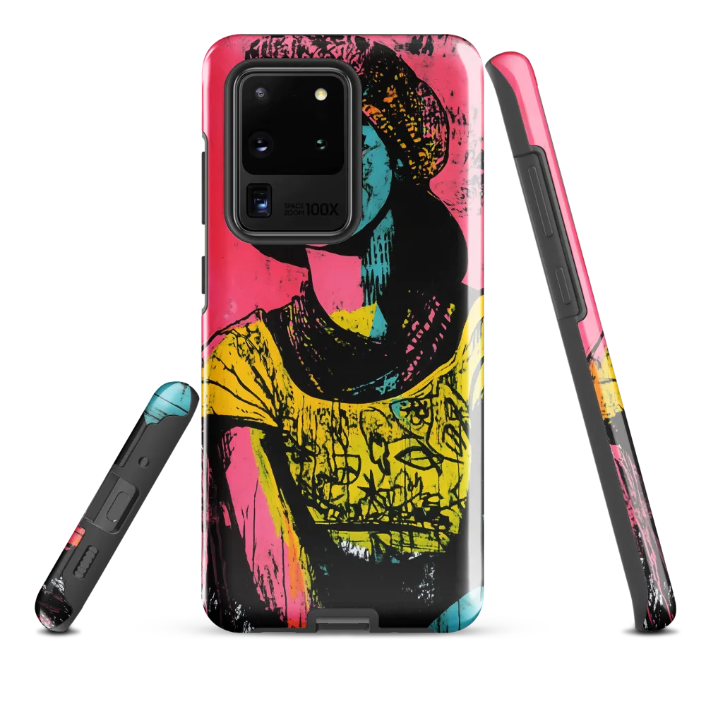 Urban Elegance: A Graffiti Portrait