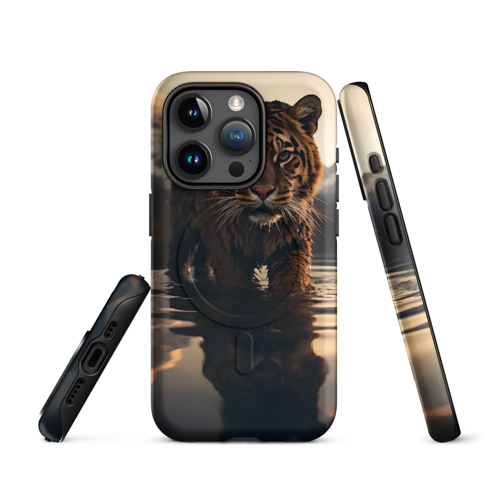 Majestic Reflection: The Tiger's Domain