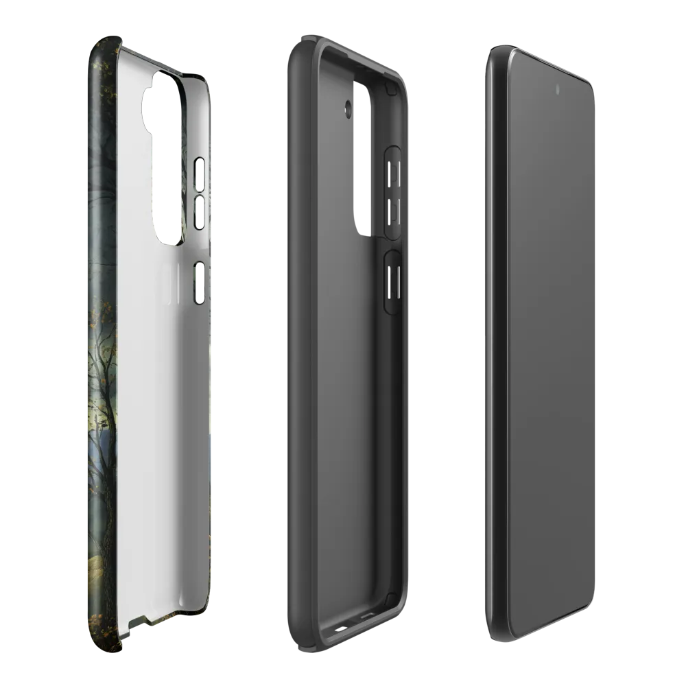 Nature's Embrace: A Tranquil Mountain Landscape | Phone Case |  S21 Plus | Tough Case | Glossy