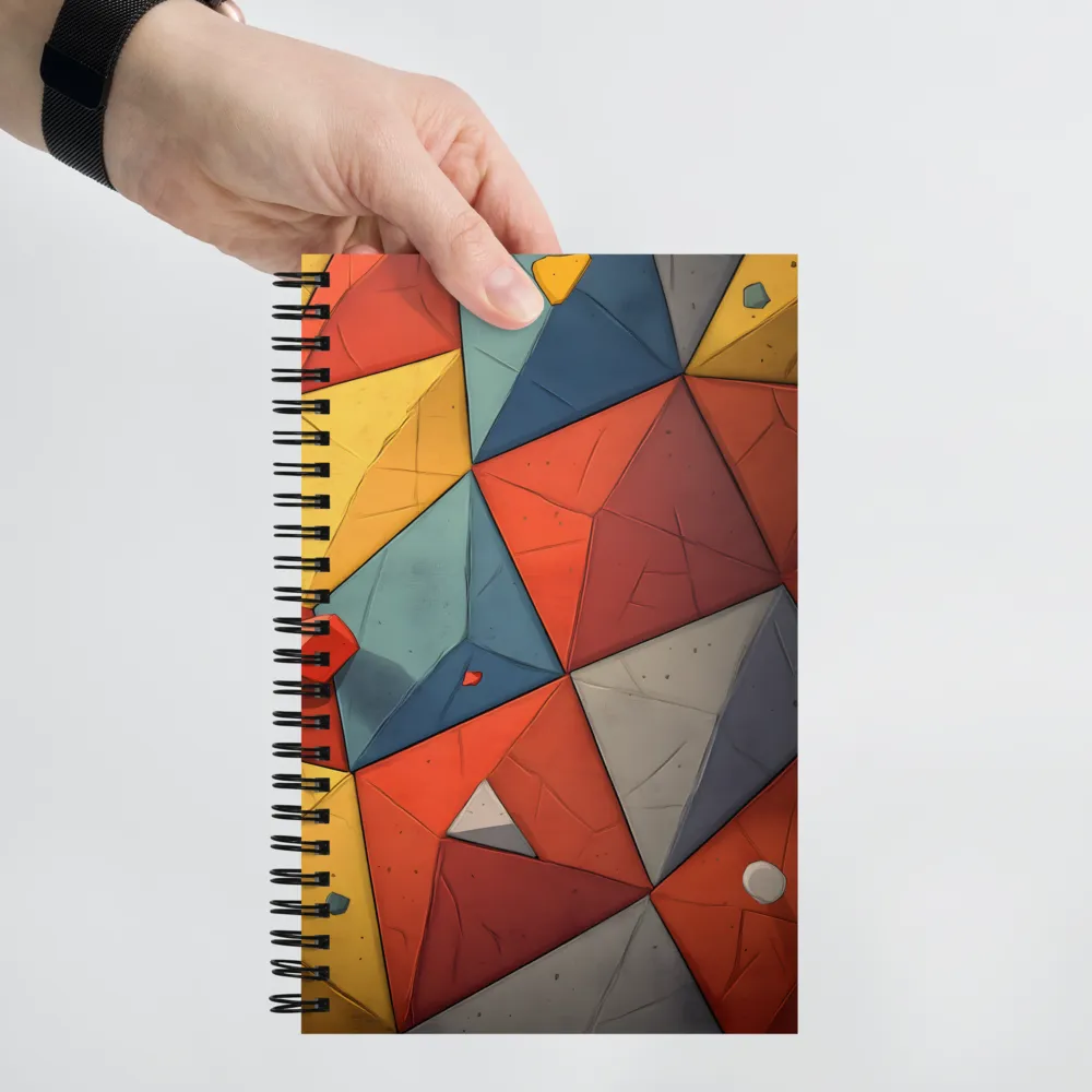 Geometric Harmony | Spiral Notebook