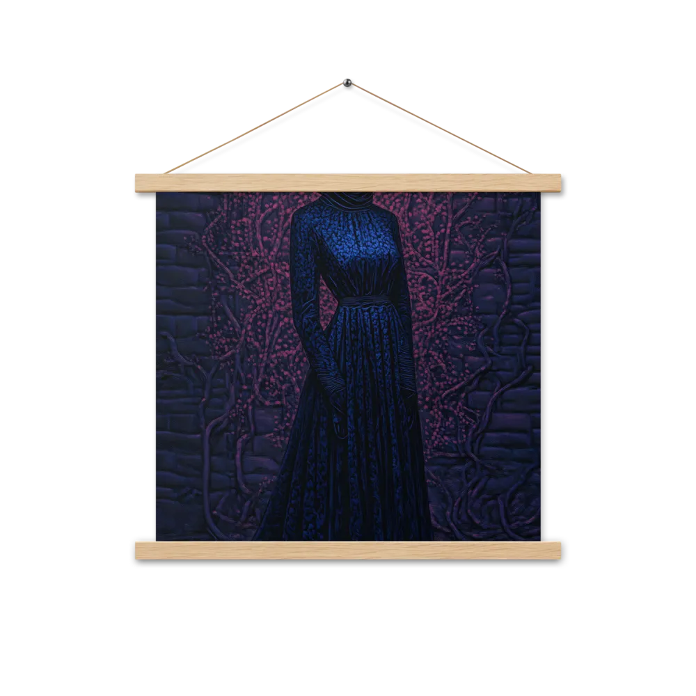 Veil of Enigma | Poster With Oak Wood Hanger | 18″×18″