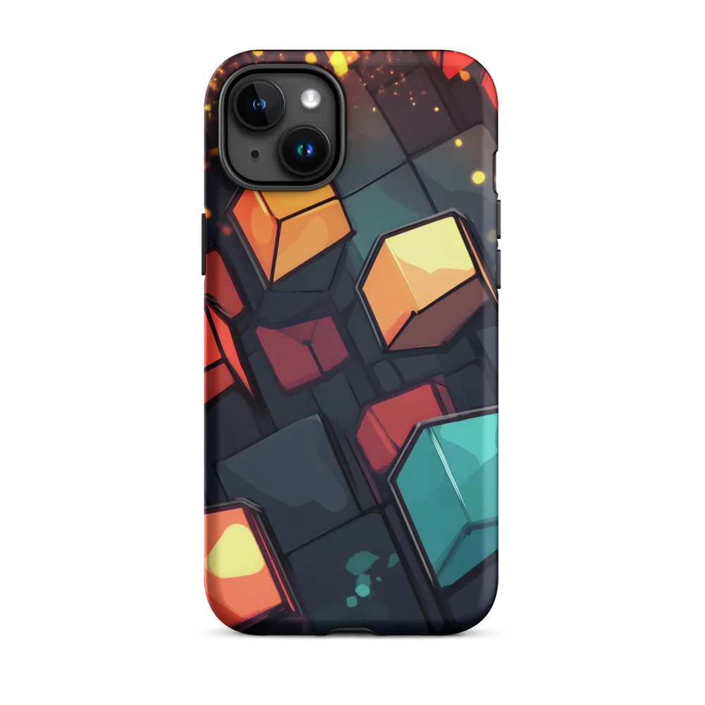 Illuminated Geometry | Phone Case |  15 Plus | Tough Case | Matte