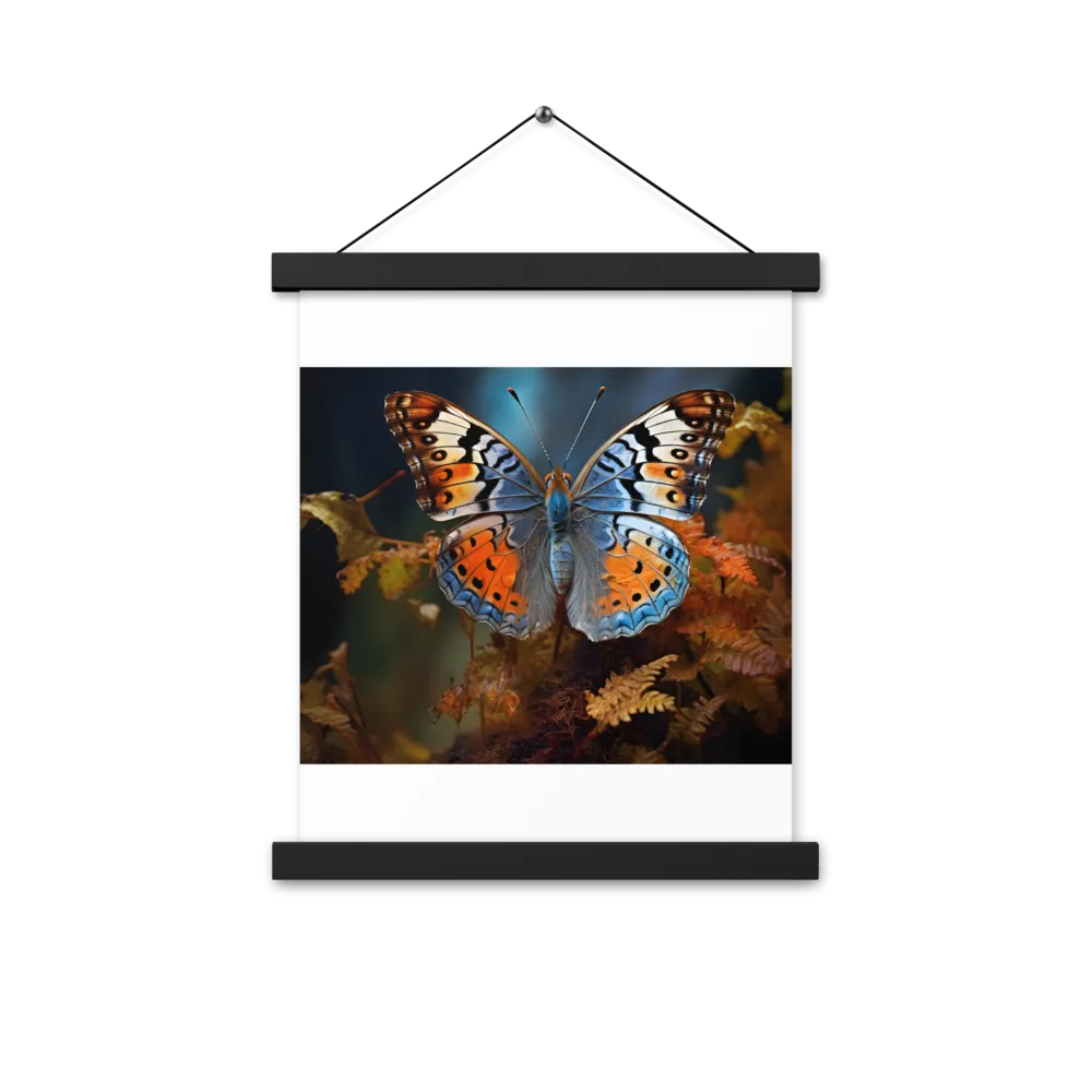 Harmony in Color: The Butterfly | Poster With Black Wood Hanger | 11″×14″