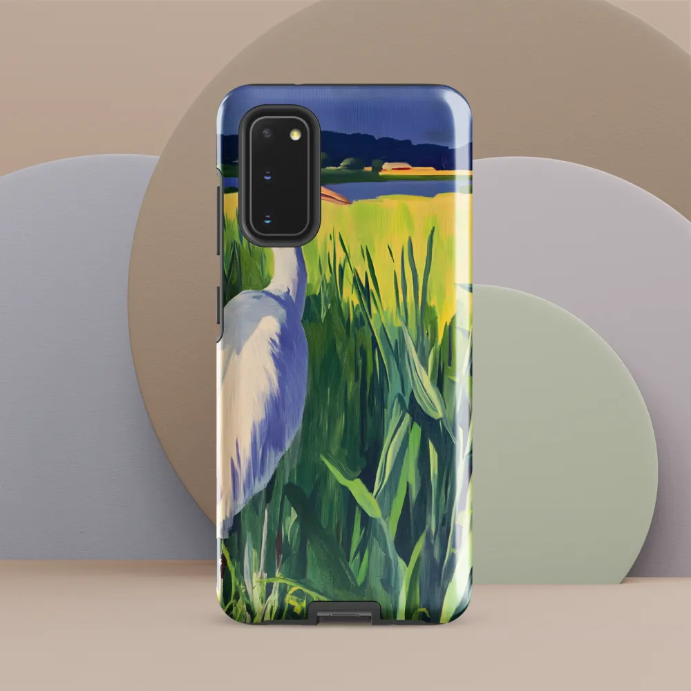 Graceful Presence: The Heron in the Meadow