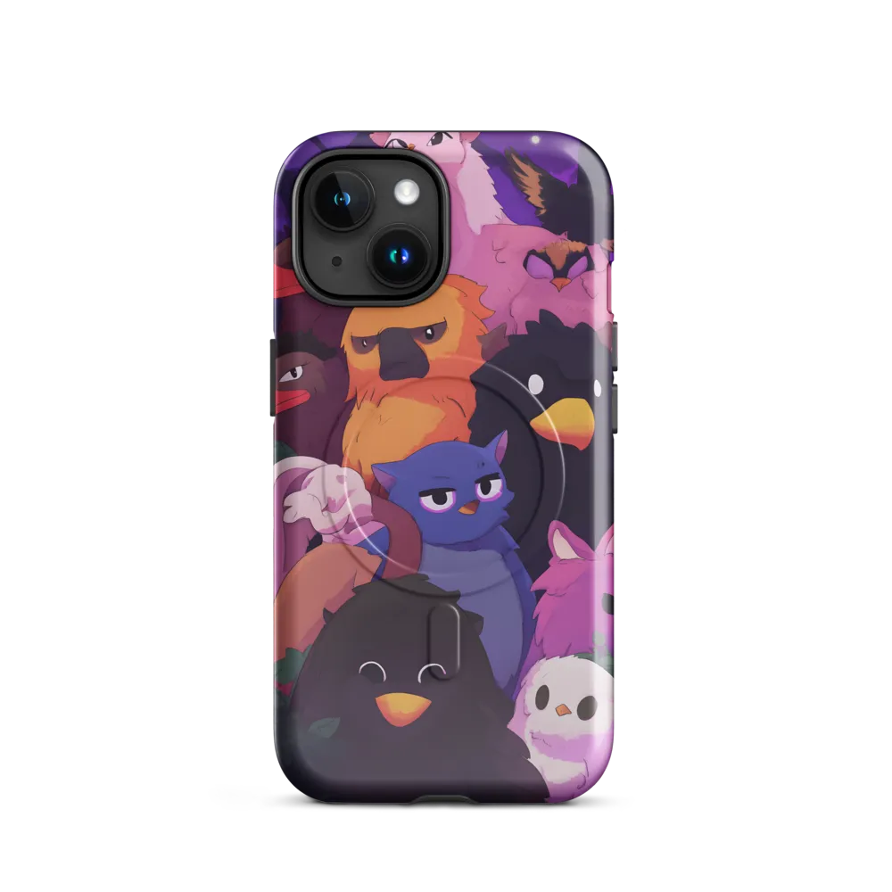 Whimsical Avian Gathering