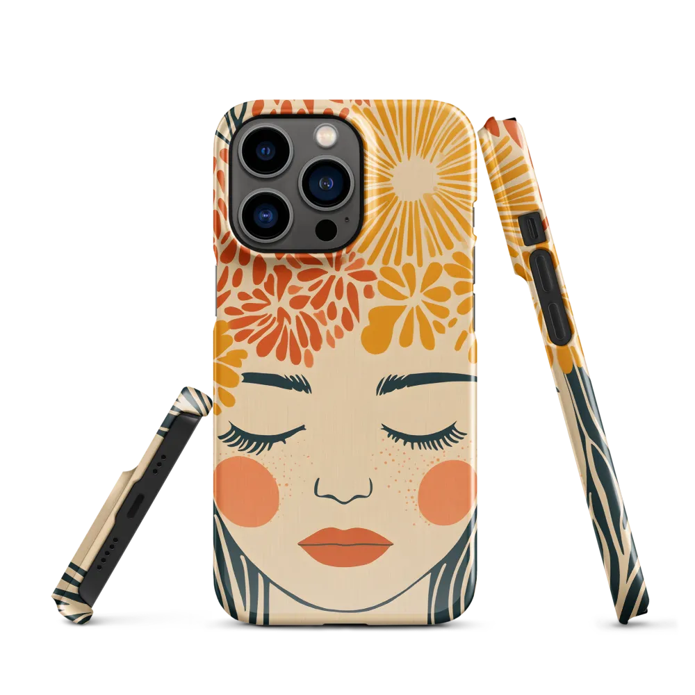 Serenity in Bloom | Phone Case |  13 Pro | Snap Case | Glossy