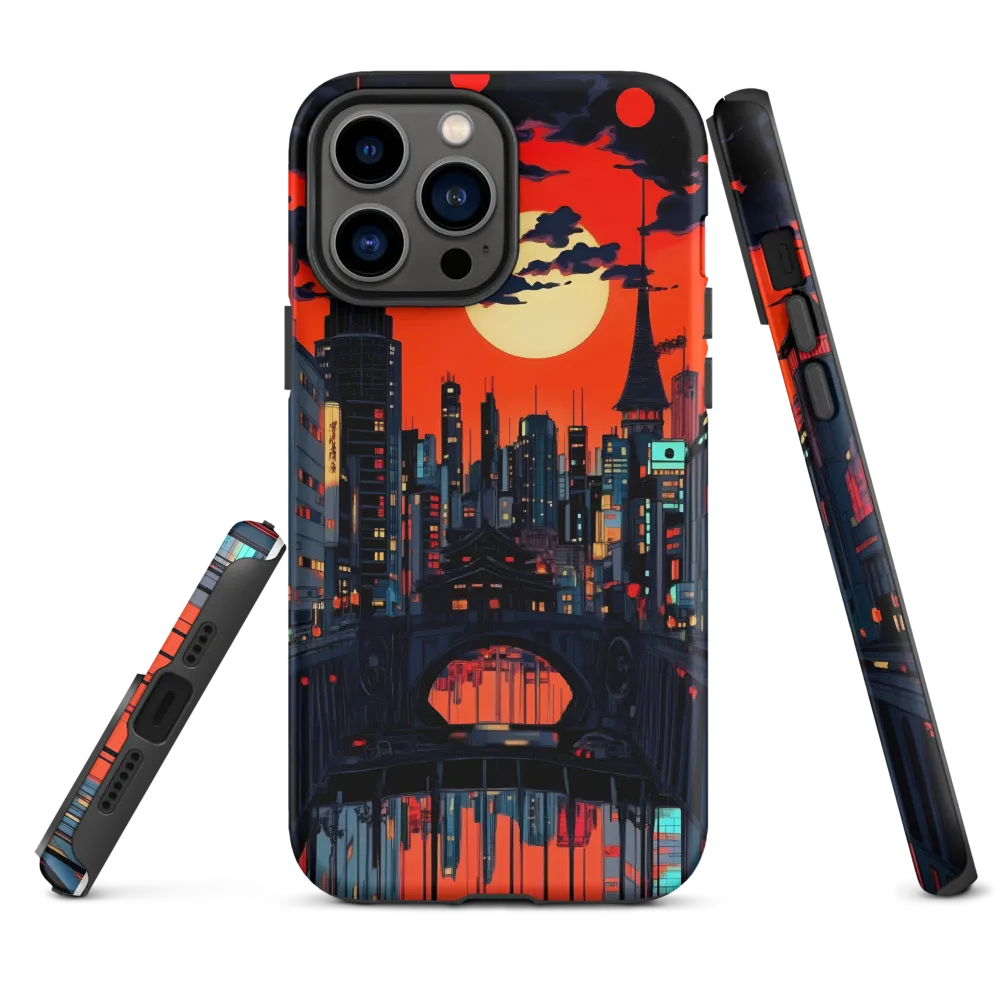 Nightfall in a Neon City