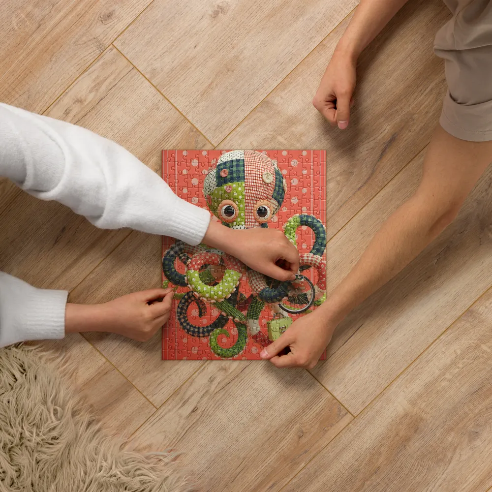 Patchwork Octopus 
 Jigsaw Puzzle