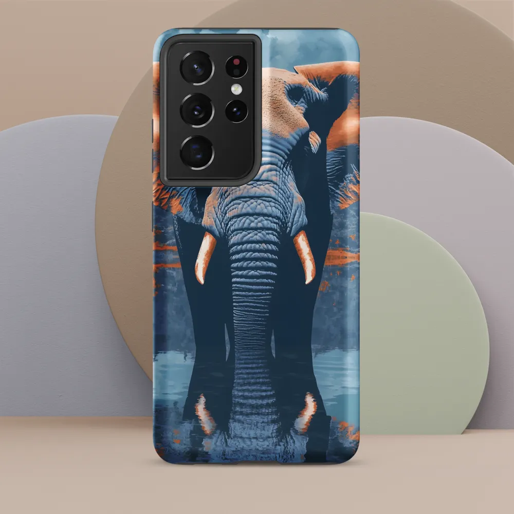 Majestic Reflection: The Elephant's Serenade