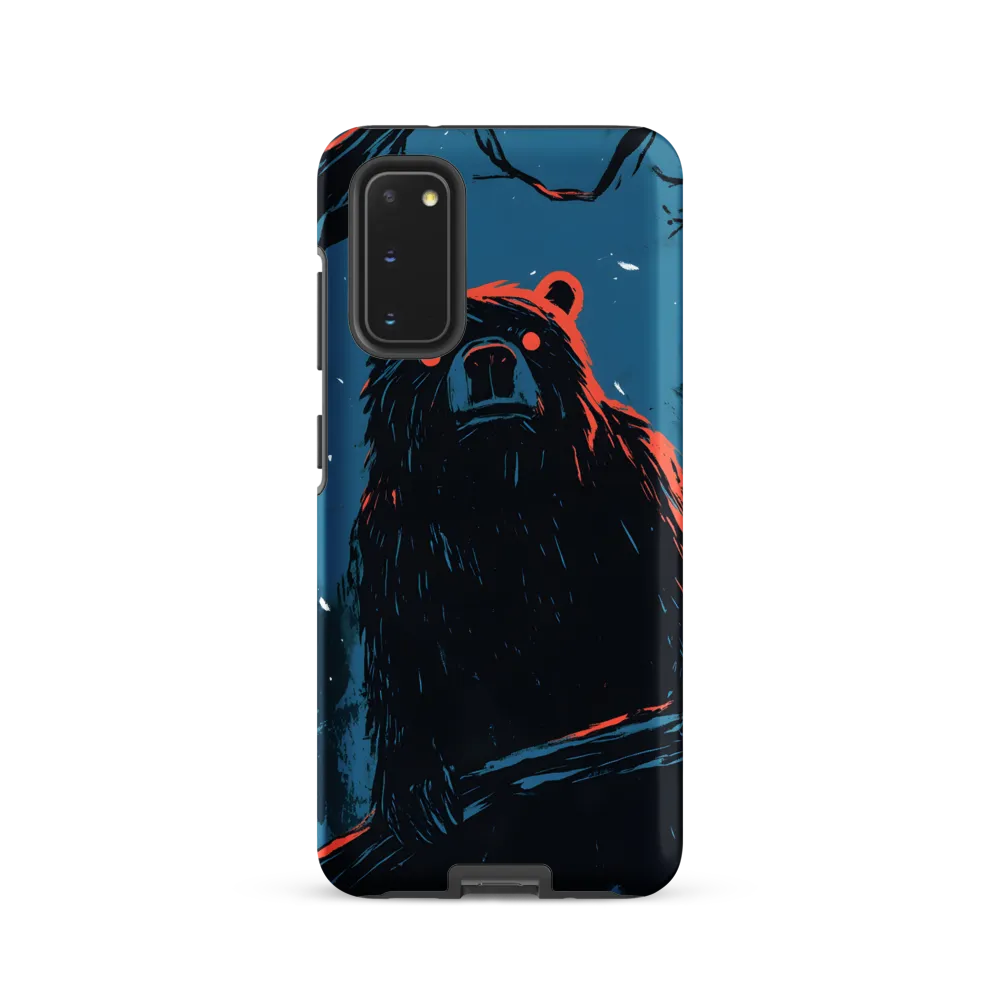 Eerie Majesty: A Bear in the Night