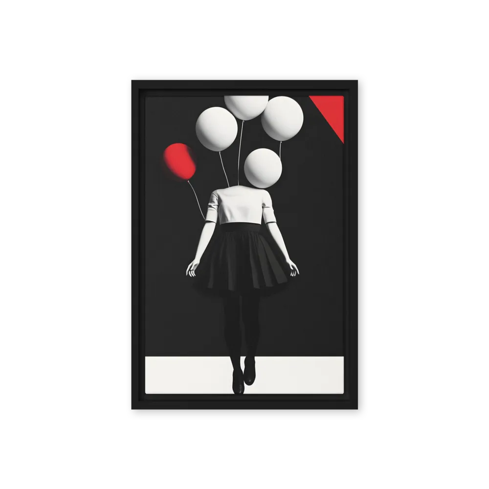 Suspended in Mystery | Canvas with Black Frame | 12″×18″