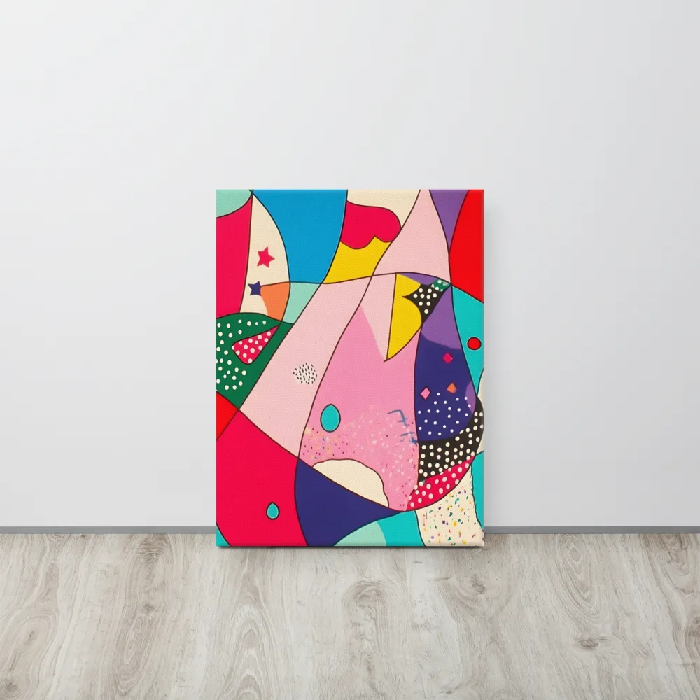 Playful Geometry in Color | Canvas | 18″×24″