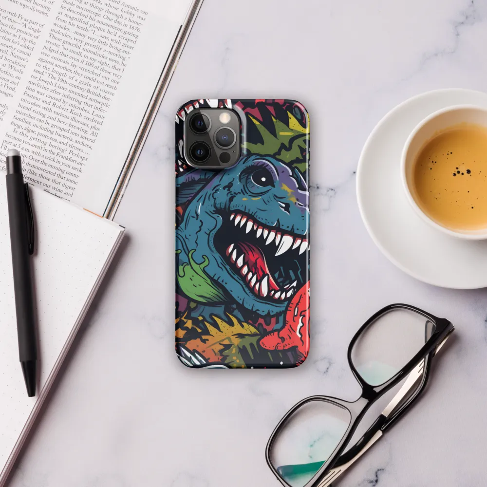 Dino Mania: A Colorful Frenzy | Phone Case |  12 Pro Max | Snap Case | Glossy