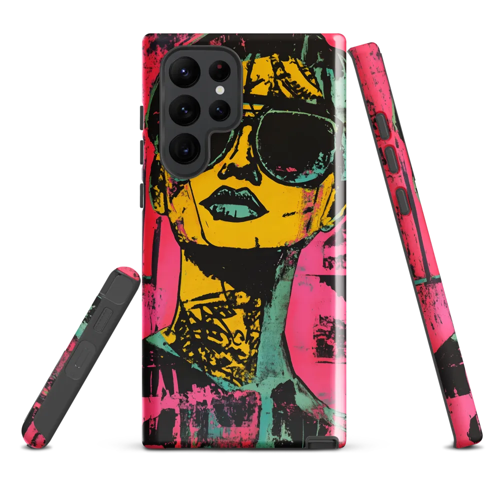 Confident Portrait in Neon Colors