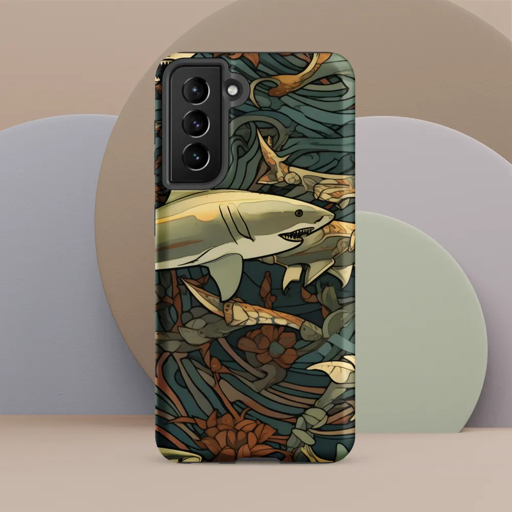 Dynamic Harmony of Sharks and Flora