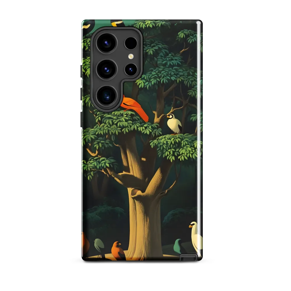 Harmony in Color: A Surreal Bird Symphony