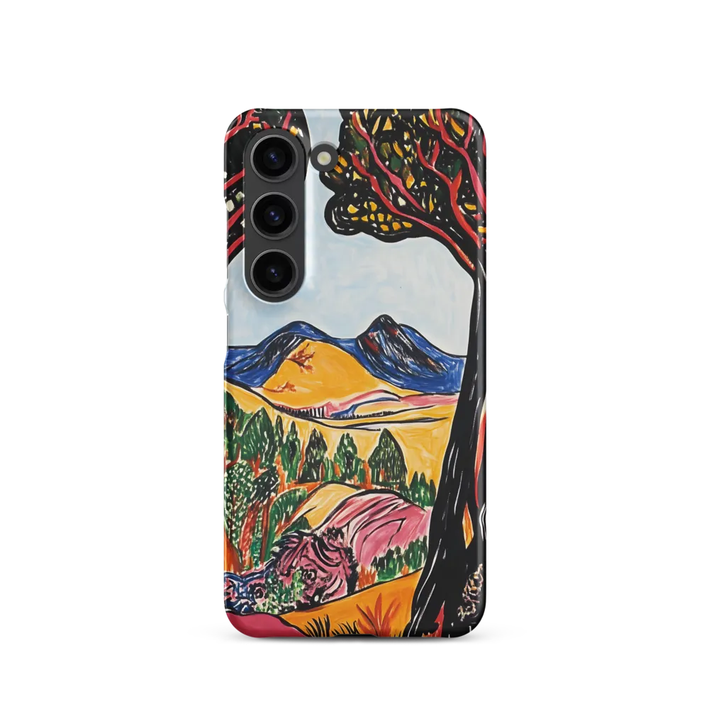 Vibrant Nature's Embrace | Phone Case |  S23 | Snap Case | Matte