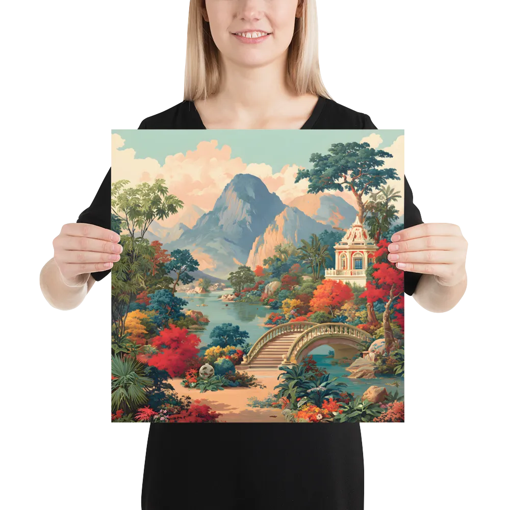 Arcadian Bridge 
 Poster | 16″x 16″