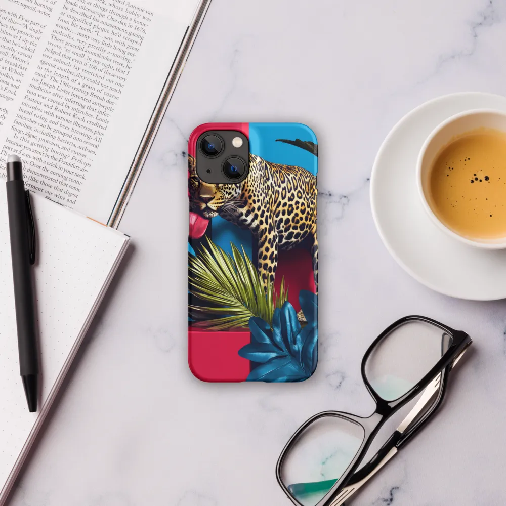 Playful Leopard in Vibrant Paradise