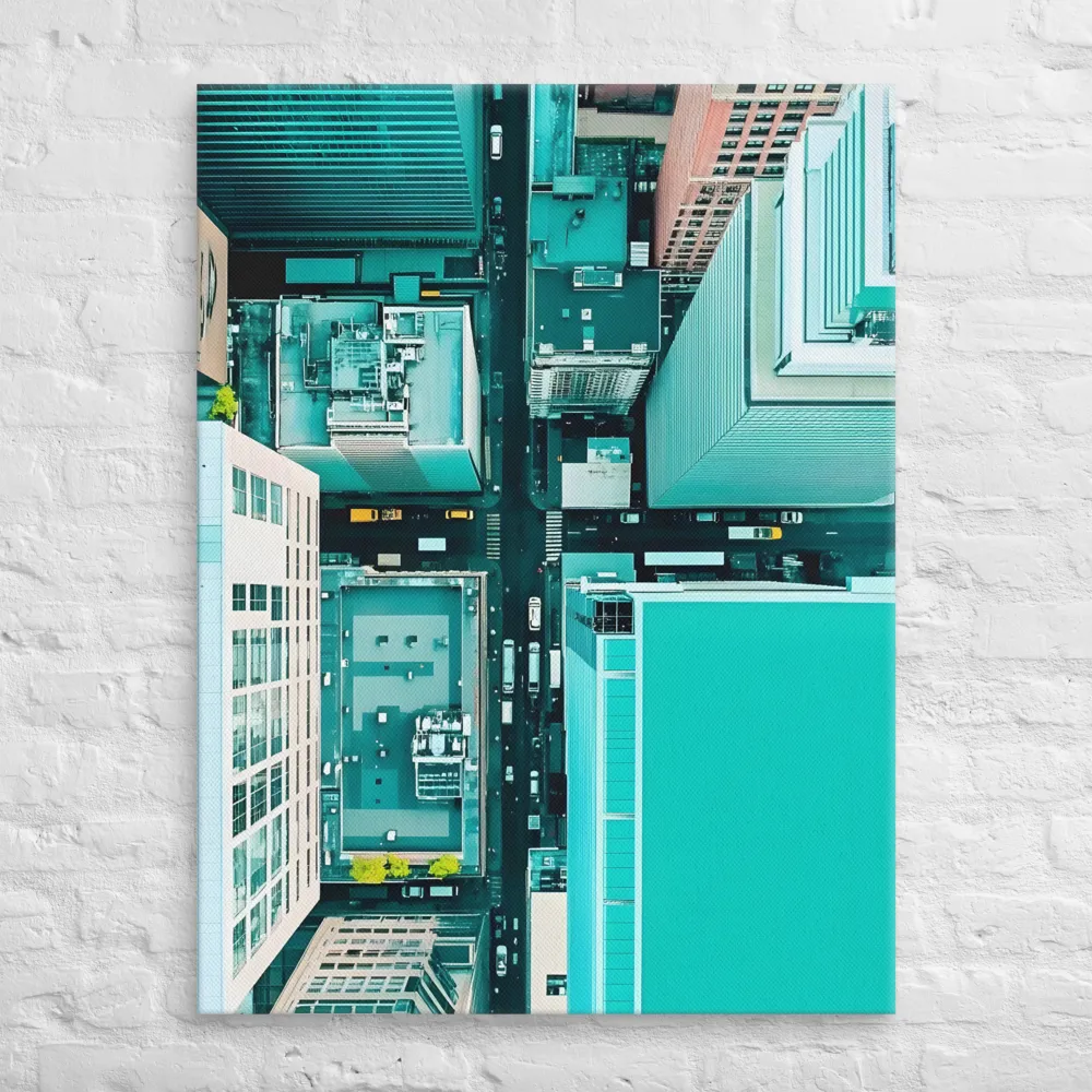Urban Geometry: Aerial Perspective | Canvas | 30″×40″