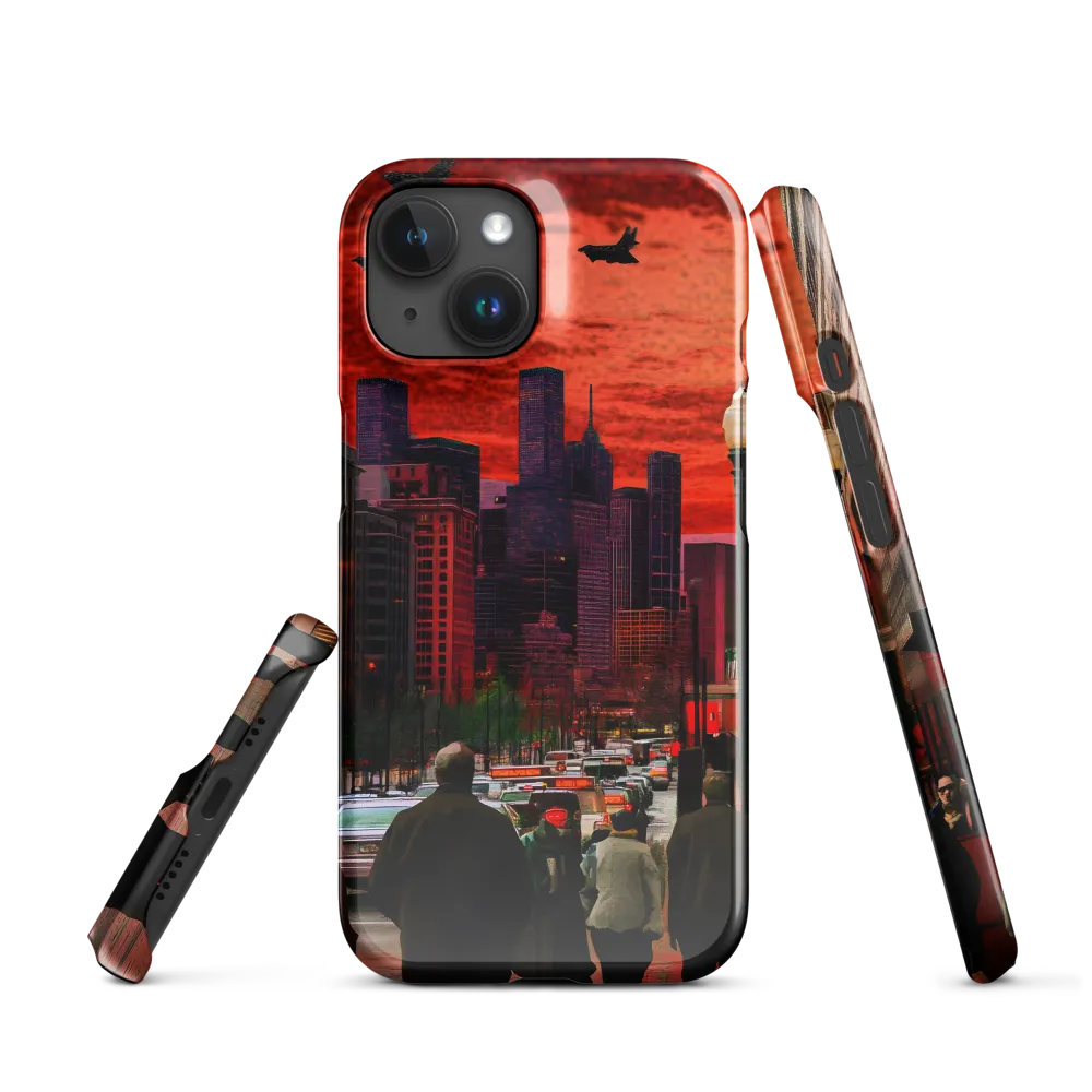 Urban Reverie: Stratospheric Shadows | Phone Case |  15 | Snap Case | Glossy