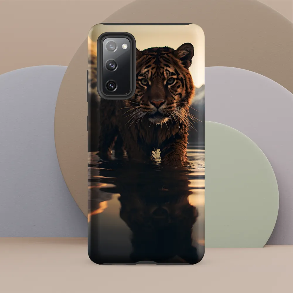 Majestic Reflection: The Tiger's Domain