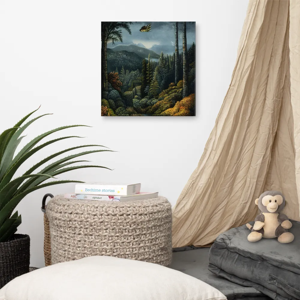 Whispers of the Enchanted Forest | Canvas | 16″×16″