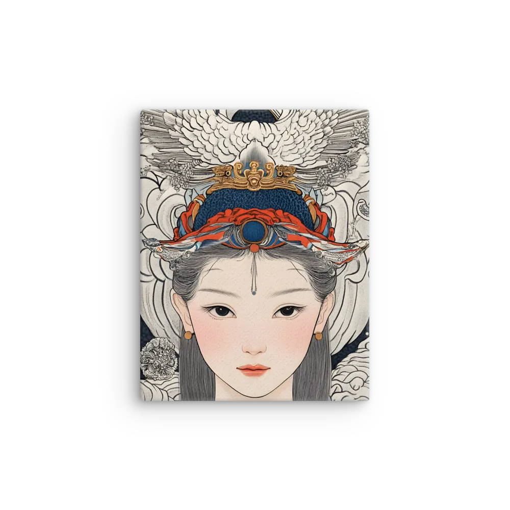 Serenity in Myth: A Traditional Portrait | Thin Canvas | 11″×14″