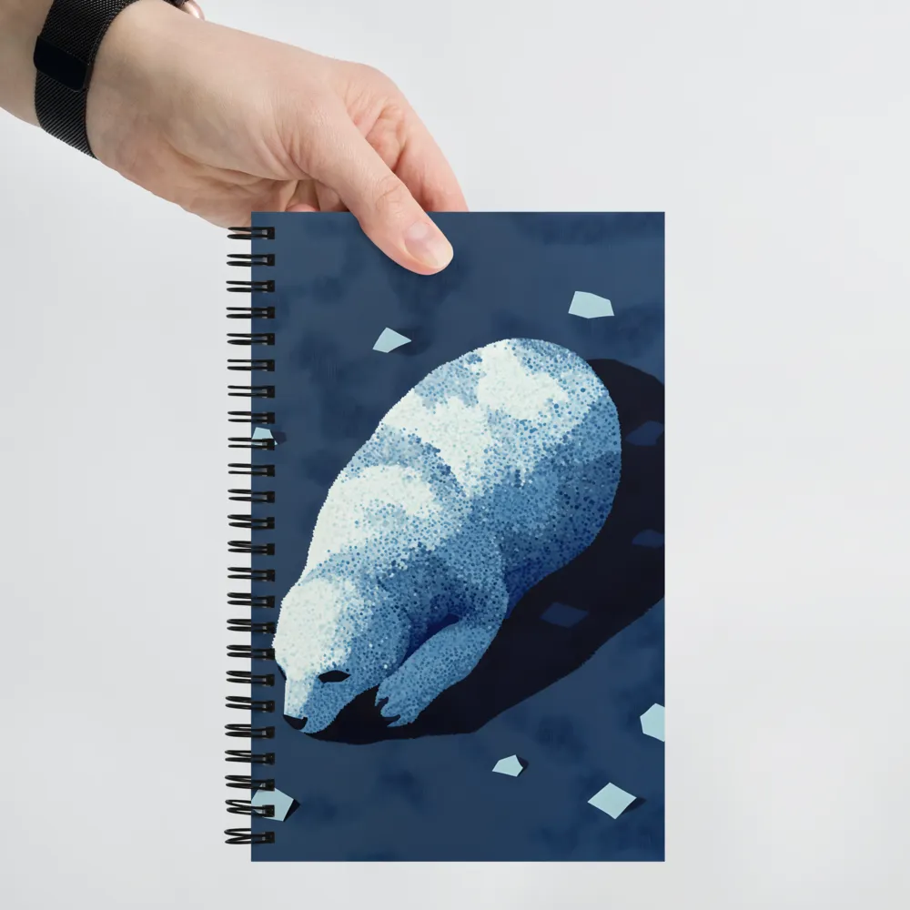 Silent Majesty: The Polar Bear's Realm | Spiral Notebook