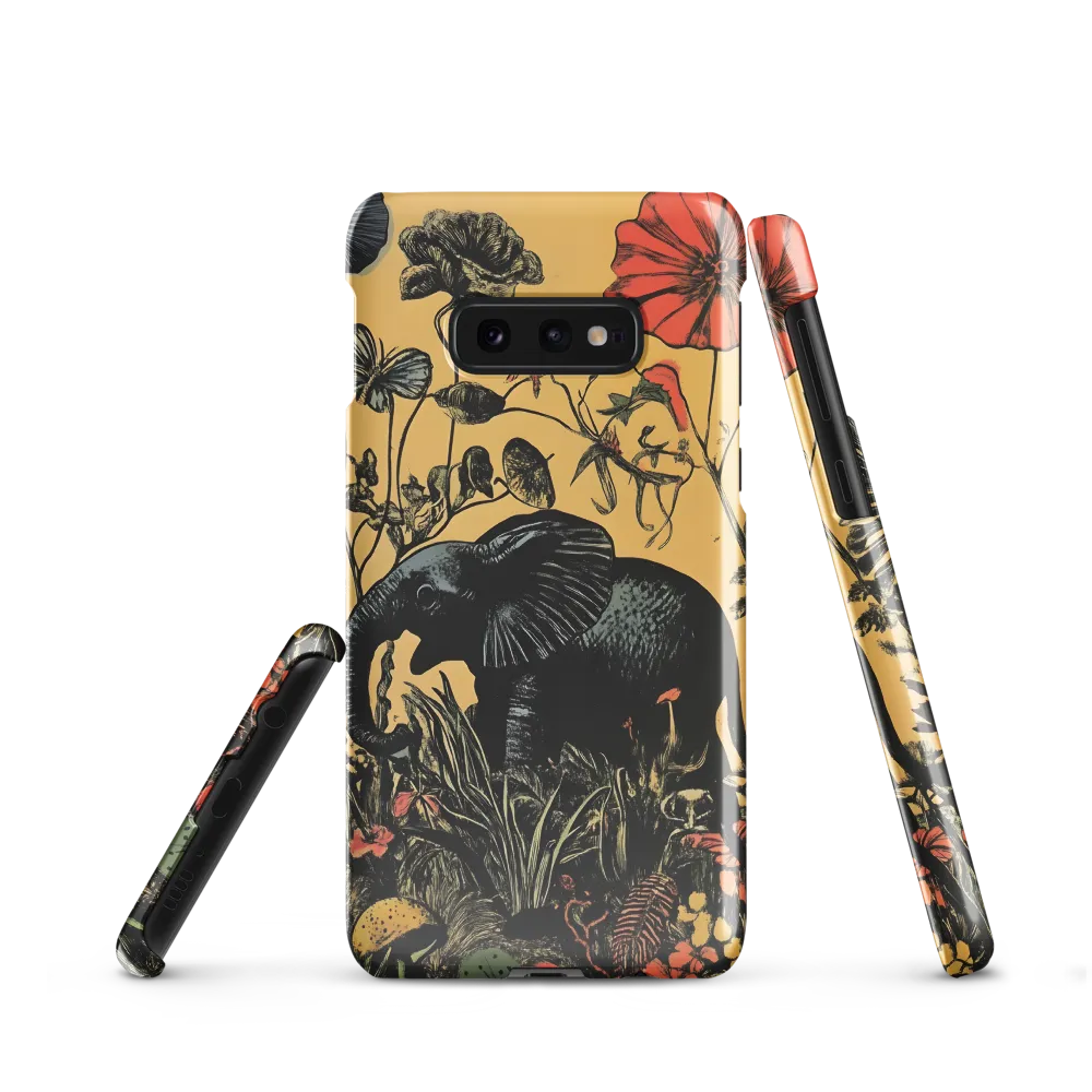 Floral Majesty: The Elephant's Sanctuary