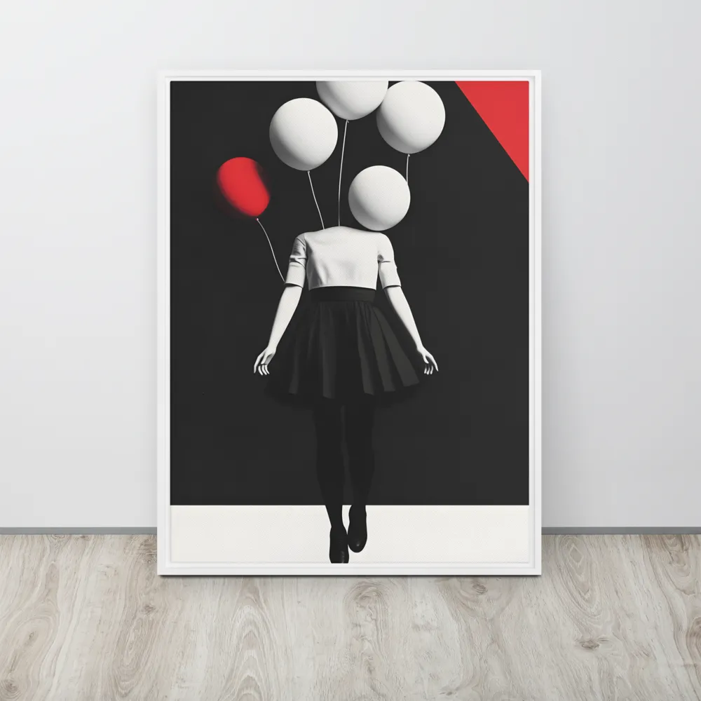 Suspended in Mystery | Canvas with White Frame | 24″×32″
