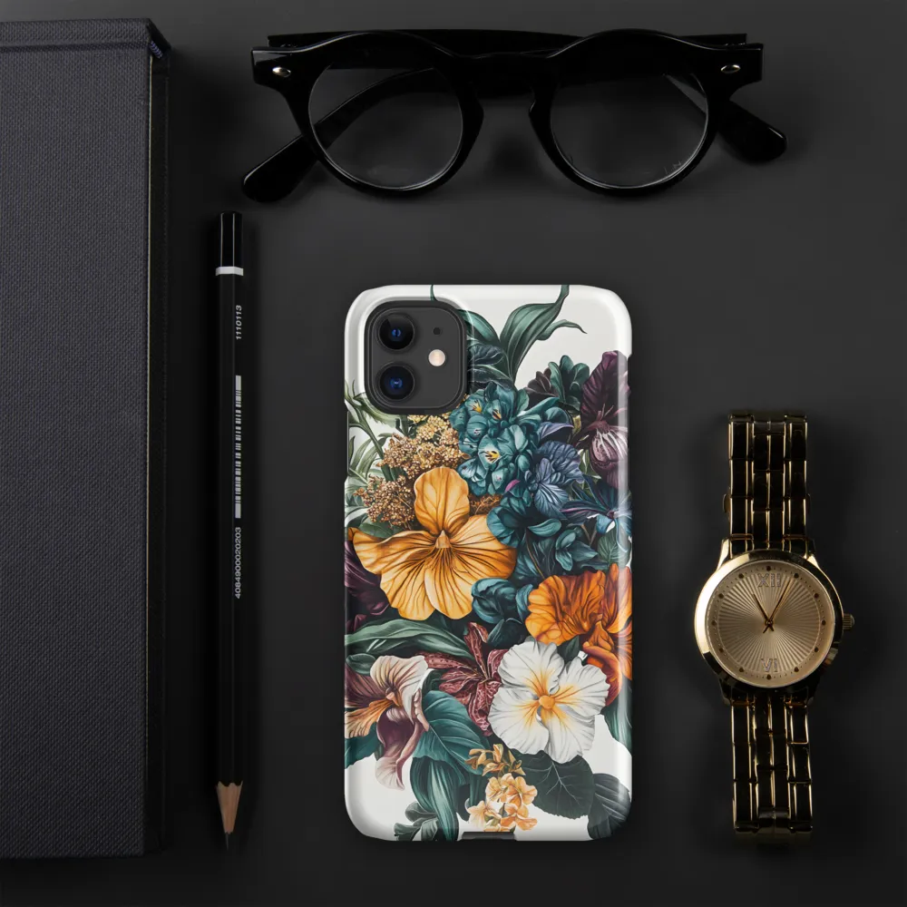 Floral Symphony | Phone Case |  11 | Snap Case | Glossy