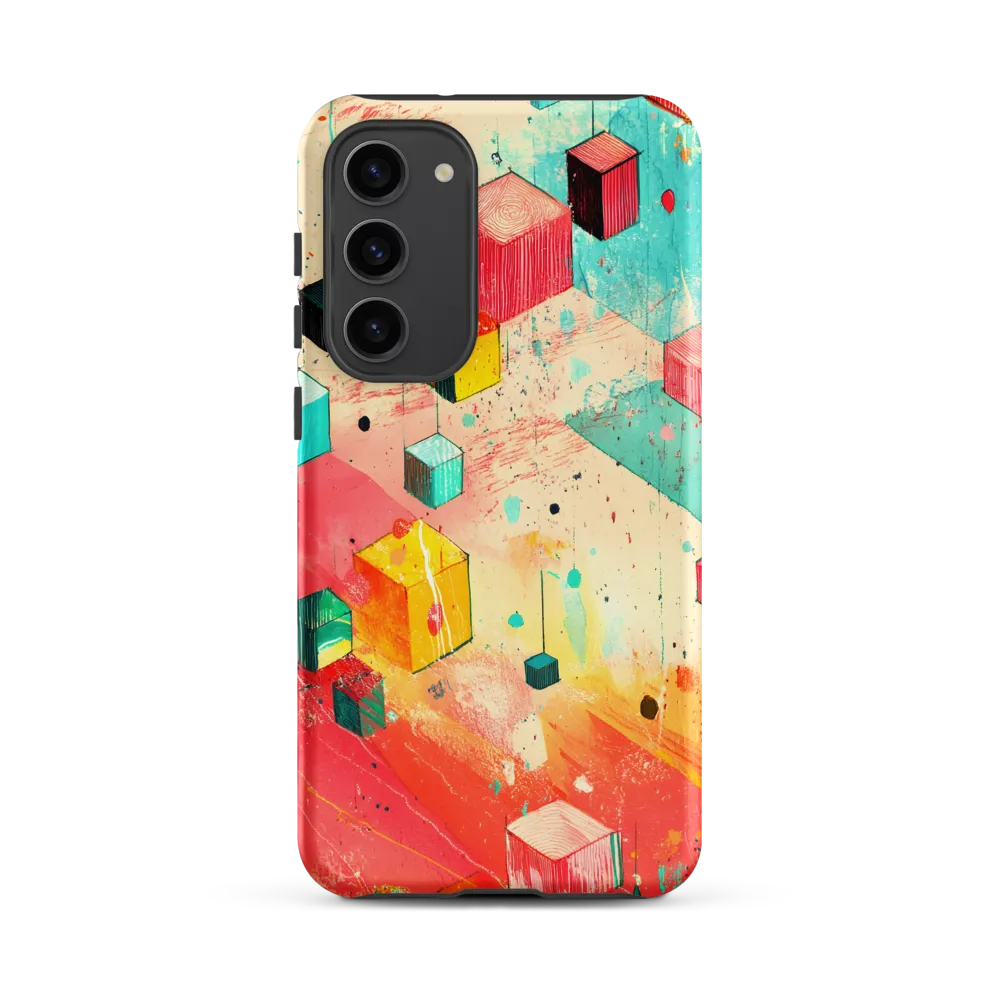 Suspended Cubes in Colorful Abstraction