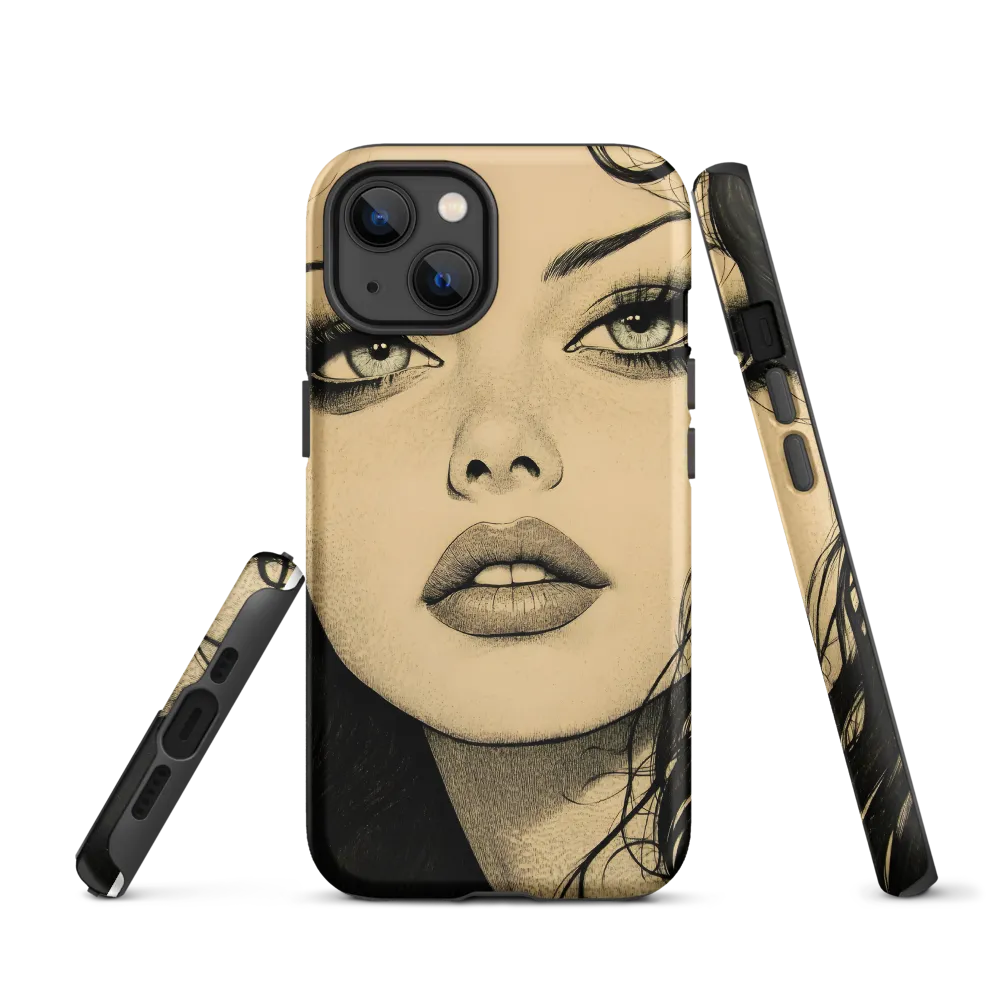 Enigmatic Gaze | Phone Case |  13 | Tough Case | Matte