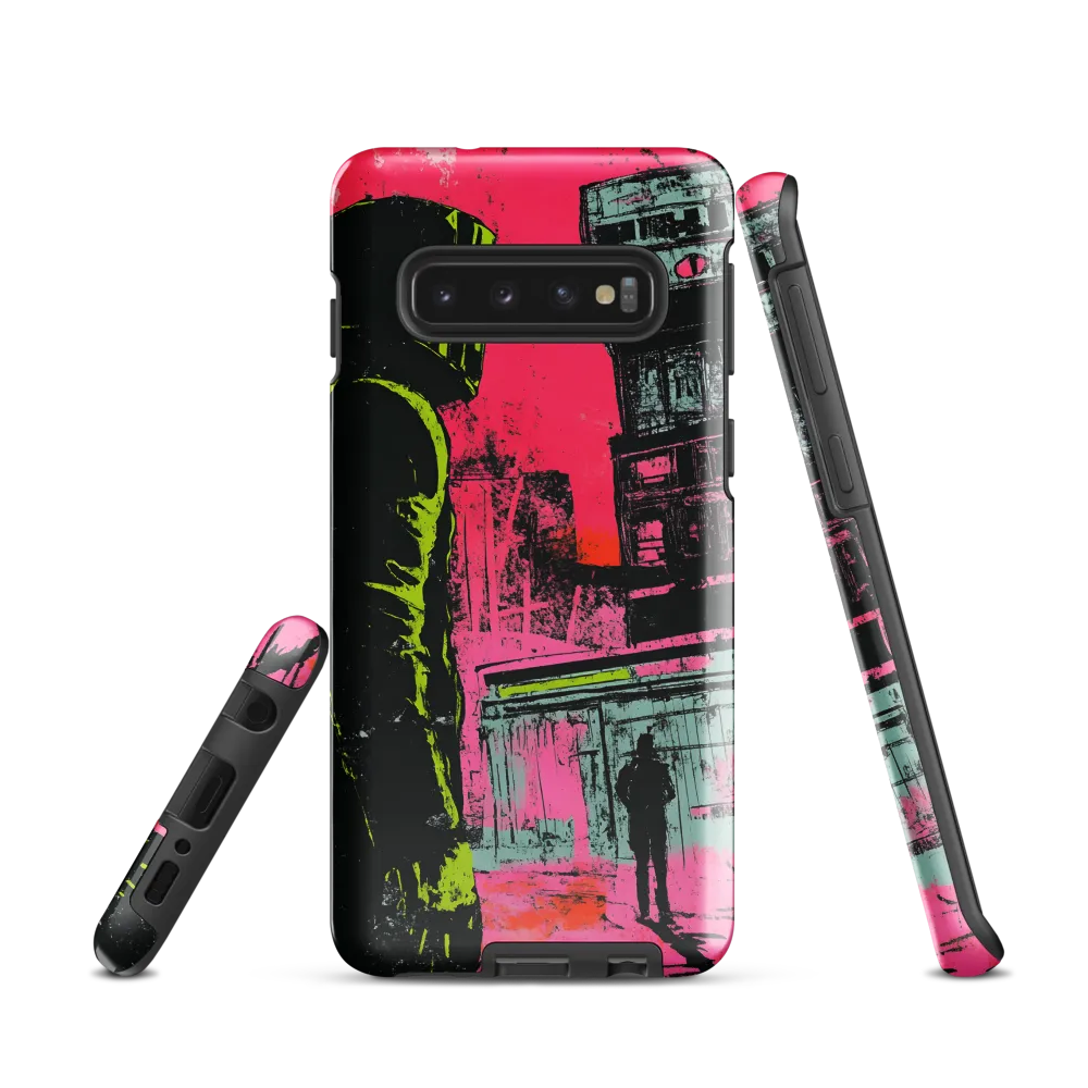 Urban Echoes of Mystery | Phone Case |  S10 | Tough Case | Glossy