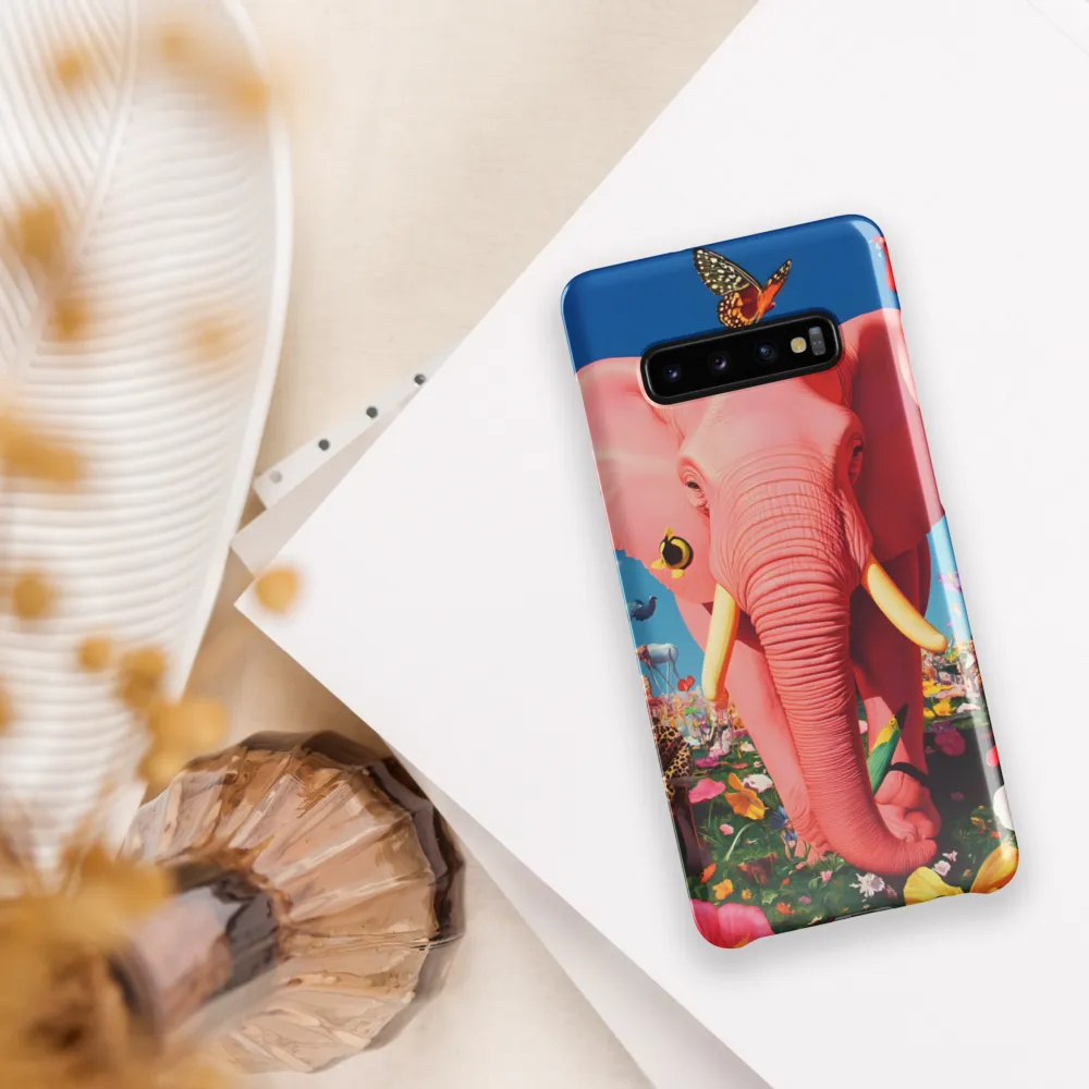 Surreal Garden: The Pink Elephant | Phone Case |  S10 Plus | Snap Case | Glossy