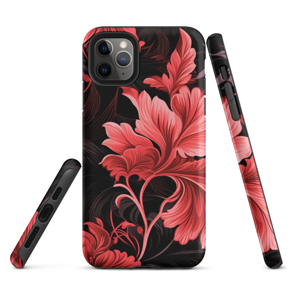 Tropical Elegance in Red